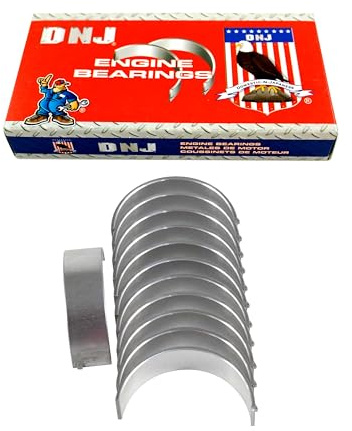 DNJ RB4198 Rod Bearings Set Standard for 2007-2019 Ford, Lincoln, Mazda, Mercury 6, Continental, CX-9 3.5L-3.7L V6 24V DOHC 3496cc