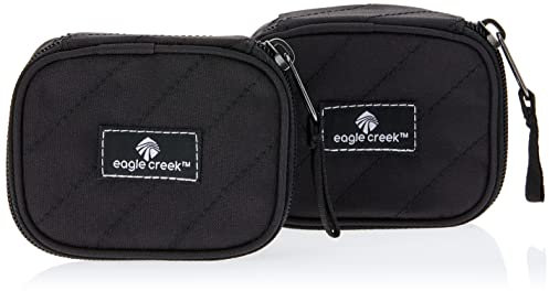 Eagle Creek Pack-It Original gesteppter Mini-Würfel, extra klein, 2-teiliges Set, Schwarz, Einheitsgröße, Pack-it Original gesteppter Mini-Würfel (XS, 2-teiliges Set)