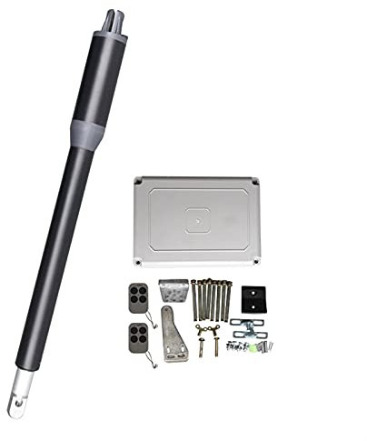 Kit d'ouverture de portail Poids de la porte unique 15 0kg DC 24V Ouvre-moteur de porte pivotante Connectez-vous avec système de contrôle d'accès à verrouillage électrique PKM-C01-L(Army Green)