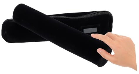 SAFIGLE Porta Orologi e Porta Gioielli Rotolo da Viaggio Nero Leggero e Facile da Trasportare, Organizer per Braccialetti Design Elegante e Compatto per Ambienti Domestici e Esposizioni