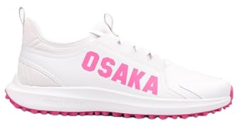 Osaka Women Field Hockey Turf Shoes Furo - Pink/White