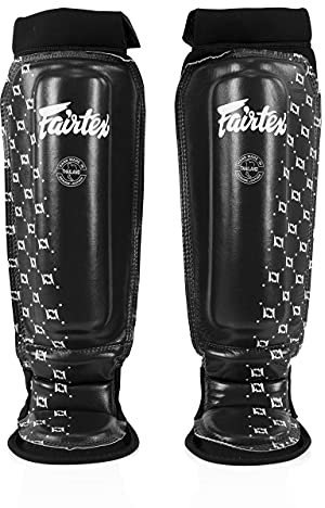 Fairtex SP6 Neoprene Muay Thai Shin Guards Lightweight Reinforced Padding
