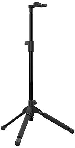 Audibax SG-06 PRO - Supporto Universale per Chitarre e Bassi - Supporto da Terra per Chitarra Elettrica, Acustica e Basso Elettrico - Struttura Robusta e Stabile, Regolabile in Altezza e Pieghevole