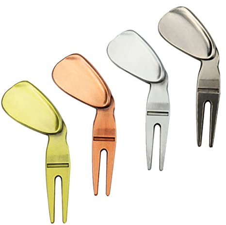 Golf Pitchgabel Reparaturwerkzeug Pitch Groove Golf Pitchfork Putting Green Fork Golf Aids