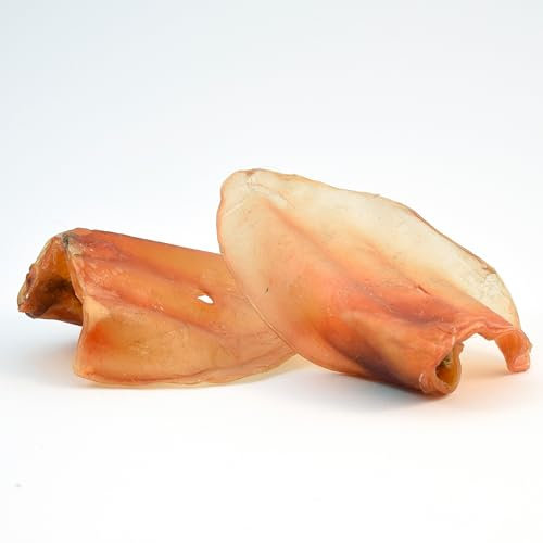 Fidelis - Rinderohren getrocknet für Hunde 20 Stück - Natursnack Leckerlis aus 100% natürlichen Rohstoffen - Hunde Leckerli für zwischendurch pflegt & stärkt das Gebiss - Ohne Konservierungsstoffe