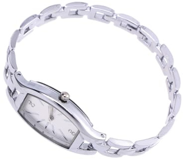 SOIMISS Reloj de Cuarzo Resistente y Sencillo y Correa Plateada Elegante y Noble Esfera Clara en Cumpleaños y San Valentín para Mujer Adecuado para Obsequio