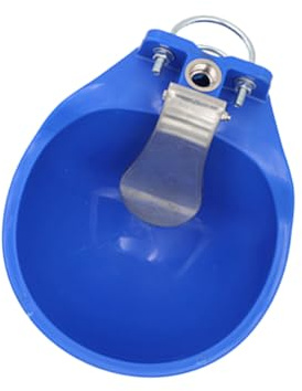Artibetter Abbeveratoio Colore Blu Grande per Mucche e Pecore in Plastica per Acqua Ciotola Automatica Facile da Usare per Uso in Fattoria