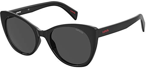 Levi'S Unisex Lv 1015/s Sunglasses, 807/IR Black, 55