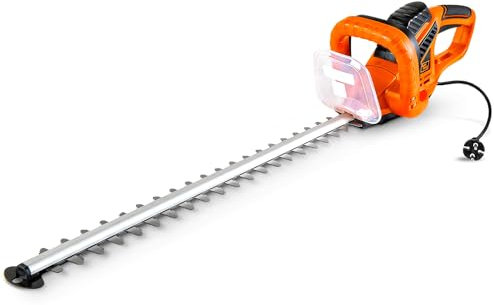 SuperHandy Hedge Trimmer 600W- Electric Lightweight Hedge Cutter, Corded Garden Cutting & Trimming Hedge – 10m Cable, 51cm Blade, Electric Brake for Safety