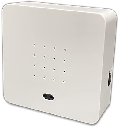 HAC24 Soundbox Vogelgezwitscher Vogelgeräusche Naturgeräusche Vogelzwitscher Vogelgesang Box mit Bewegungsmelder Vogel Gesang Weiß