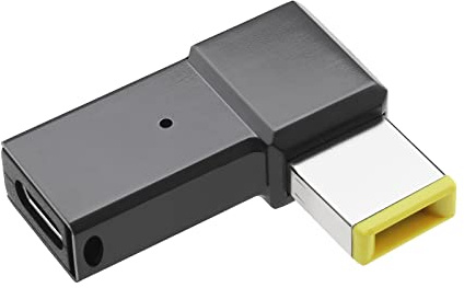 VGOL USB C auf Slim Tip Adapter Ersatz kompatibel mit Lenovo kompatibel mit ThinkPad T Series/Z Series/E Series/X Series PD Fast Charging Converter