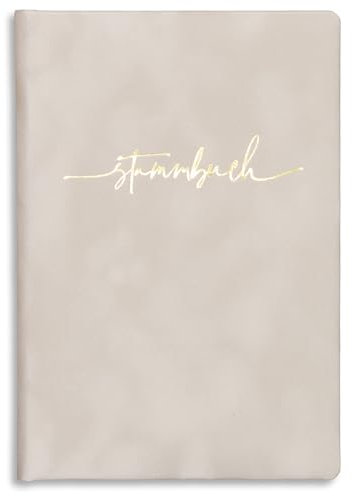 Stammbuch Grau Amilia Samt Gold Familienstammbuch Standesamt und Kirche incl. Einleger