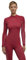 FALKE Damen Baselayer-Shirt Wool-Tech Round Neck W L/s Sh Wolle Funktionsmaterial schnelltrocknend 1 Stück, Rot Red 8644 Trend, XL