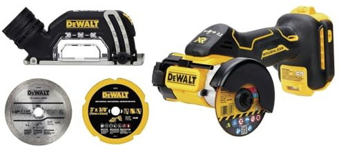 DEWALT DCS438BR 20V MAX XR Brushless Lithium-Ion 3 in. Cordless Cut-Off Tool (Tool Only) (Renewed)