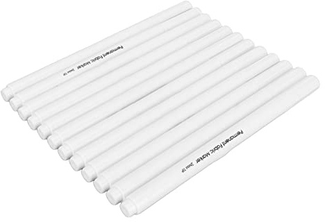 Bonbela 12 Rotuladores de Costura de Tela, Marcadores de Punta de Fibra de Tinta que Desaparece Lavables para Ropa, con Función Borrable con Agua para Prendas de Cuero