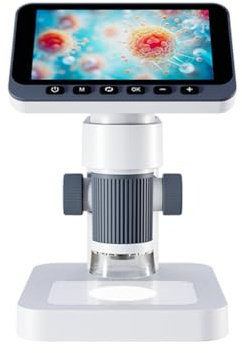 Onchdbfhuu Electron Microscope 4.5 Inch IPS Screen Portable HD Mobile Phone Repair Manual Focus 1080P Magnification 1000X Portable HD Mobile Phone Repair Manual Focus 1080P Magnification 1000X
