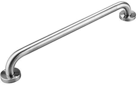 Maniglione, Guoyi® acciaio INOX corrimano dritto maniglia antiscivolo con fissaggi a, lucido e spessa Contemporaneo 60cm