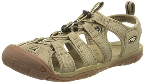 KEEN Herren Clearwater CNX Sandalen, Timberwolf/Timberwolf, 44.5 EU