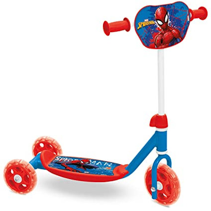 Mondo Toys - My First Scooter SPIDERMAN Scooter Baby 3 Räder mit Tragetasche für Kinder ab 2 Jahren - 28692