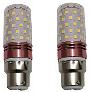 ANTYX Lampadine a LED B22 12W 12V 24V Non dimmerabile 3000K / 6000K per Camper RV Marine, Luce Solare e spegnere griglia AC12-40V DC12-60V, 2-Pack [Classe energetica A +] (Colore : Warm Wite)