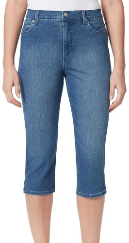 Gloria Vanderbilt Womens Amanda Capri Jeans, Frisco - Rivets, 12 US