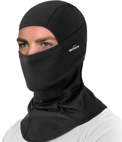 BAONUOR Sturmhaube Herbst Winter Balaclava Warme Skimaske, Winddichte Gesichtshaube Fahrrad Sturmmaske, Atmungsaktiv Gesichtsmaske für Radfahren, Motorrad Snowboarden, Skifahren, Damen/Herren