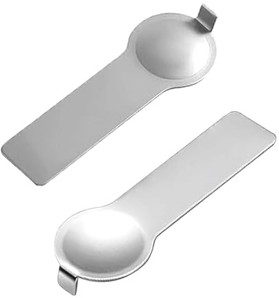 MEKEET 2 Pcs Stainless Steel Name Name Tool for Italian Name Bracelet - Add and Remove Charms (5.5 x 1.2 x 0.3 cm)