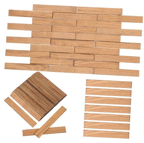 MOLUCKFU Simulation Collage Boden Miniatur Puppenhaus Bodenbelag 40tlg Mini Boden Puppenhaus Miniaturen Miniatur Zubehör