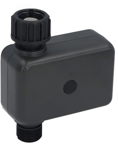 Automatisk Sprinklertimer APP-kontroll Vattentimer med BT, Smart Life APP, Regnfördröjd Bevattning för Trädgård, 50 Fots Räckvidd, ABS-material, 2 X 1, 5V AA-batteri