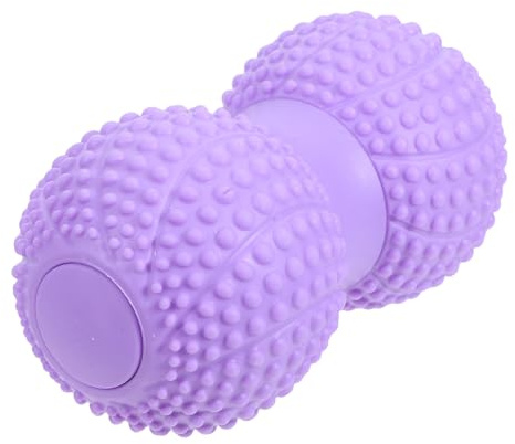 SOESFOUFU Peanut Massage Ball Double Lacrosse Foot Massager Roller for Deep Tissue Myofascial Release, Portable Fascia Tool for Arch Foot Trainer and Muscle Relaxation During Exercise
