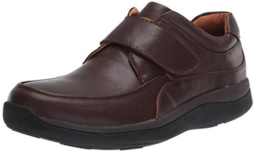 Propét Men's Parker Oxford Strap Shoe, Brown, 15 XX-Wide