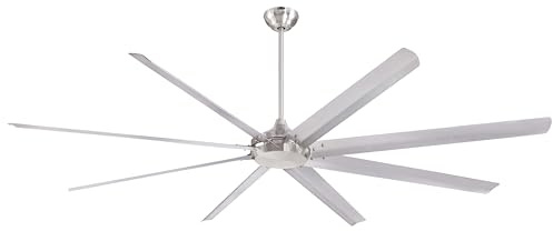 Westinghouse belysning bred 254 cm borstad nickel inomhus takfläkt med fjärrkontroll och likströmsmotor
