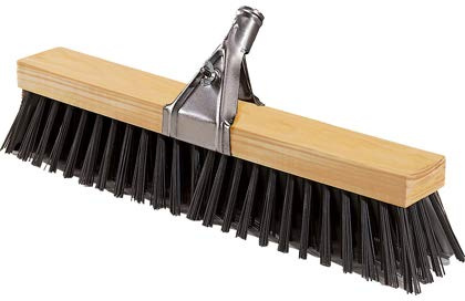 Cepillo Barrendero Madera Reforzada Cerdas Polipropileno 52x9cm con Mango
