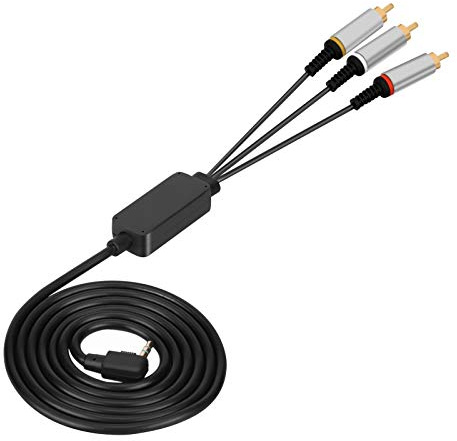 Yosoo Health Gear Premium AV Cinch Kabel, 5 Fuß, Vergoldete Stecker, Audio Video Adapterkabel für 2000/3000 Modelle, Kompatibel mit DVD Heimkinosystemen