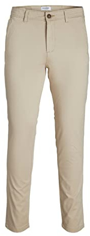 Jack & Jones JPSTMARCO JJBOWIE Noos Pantalons, Beige Oxford, 29 W/32 L Homme
