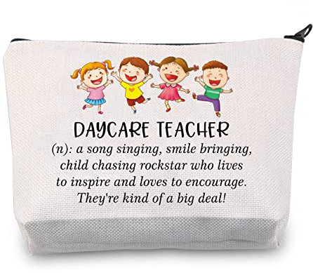 Kosmetiktasche für Lehrer, Kindertagesstätte, Lehrer, Wertschätzungsgeschenk, Sie sind Art of a Big Deal, Make-up-Tasche, Lehrer, Schulanfang, Geschenk, Lehrertasche für Kinderbetrieb