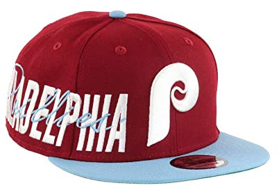 New Era Philadelphia Phillies Sidefont Red/Blue 9Fifty Snapback Cap - One-Size