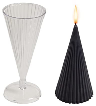 Stampo Per Candela, Stampo Candela Cono, Candela Di A Mano Stampo, Fai Da Te Stampo Di Candela In Plastica, per La Produzione Di Candela Fai Da Te per Chiesa, Natale,Decorazione Per L'Azione