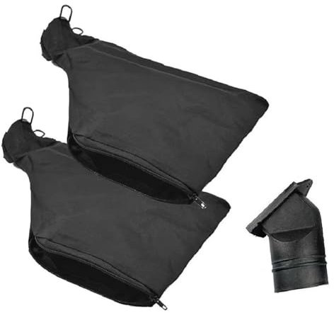 Yopeissn 2 Pièces Sac de Collecte de Poussière Noir pour Scie à Onglet Modèle 255 avec Fermeture Éclair et Support Réglable Filaire, Collecteurs de Poussière Faciles à Installer