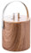 Stainless Steel Ice Bucket, Ice Buckets for Parties, Insulated Bucket With Lid and Ice Tongs, for Bars, Restaurants, Home(Brown,15.7cm/2L)