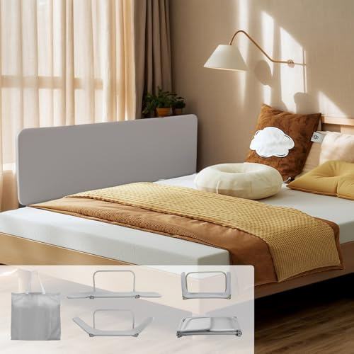 Jaxguom Griglia di protezione per letto, 180 cm, regolabile in altezza, per lettino, portatile, per viaggi, facile da montare