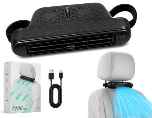 lunule Ventilador Refrescante USB para Asiento Trasero Coche