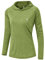YSENTO Damen Outdoor Wandershirt Atmungsaktive Leicht Sport Langarmshirt Laufshirt Pullover Yoga Training T-Shirt Tops(Grün,M)