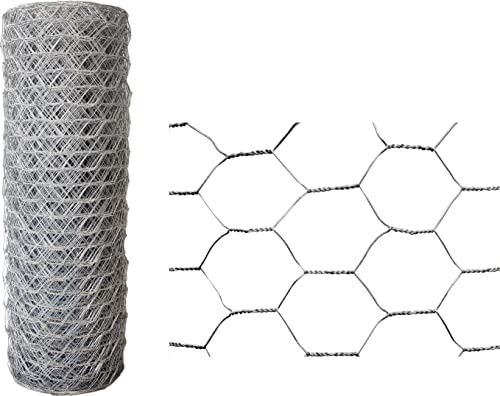Enrejado de Triple torsión de Malla Hexagonal de 13mm x 150cm para cercar con armonía pajareras o gallineros