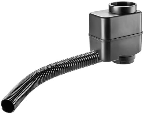 KADAX Collecteur d'eau de pluie pour jardin, citerne d'eau de pluie pour un montage facile et rapide, réservoir d'eau de pluie, en plastique (noir)