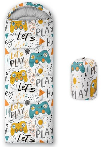 HOSIMA Sacos de dormir, saco de dormir para clima frío tipo momia para adultos, niñas, niños, impermeable, para hombres para camping cálido, senderismo, actividades al aire libre, viajes, caza, con