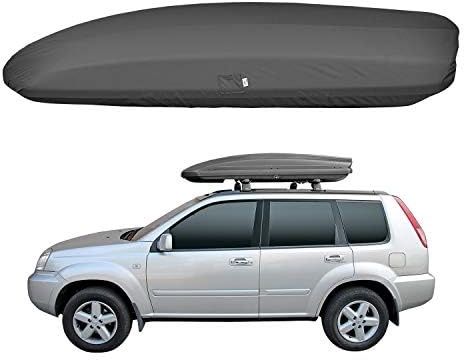 Hanwell Car Roof Box Cover M | Water-resistant, UV-Resistant, Dustproof, Breathable, All-Season Protection from Dirt, Insects & Tree Sap – Outdoor & Indoor – Heavy-Duty Material