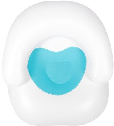 TOYZFRIENDY Sofá Inflable Plegable para Interiores y Exteriores, Sofá Lazy Air de PVC Respaldo, Portátil y Ligero, Adecuado para Descanso y Ocio Hogar, Jardín o Camping (Azul