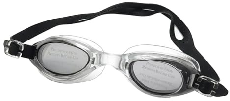 FJDRSIG Swimming Goggles, Premium Adjustable Mens Swimming Goggles, Comfort Swimmings Goggle for Men Women, Anti Fog No Leaking Goggle Swimmings Adult, for Provide Clear Vision in Water(Black)