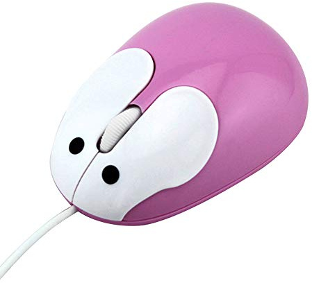 Lindos ratones de computadora con cable con 1600 DPI ópticos de 3 botones, diseño ergonómico, alimentado por USB, para Windows, PC, laptop, jugadores, oficina, uso doméstico